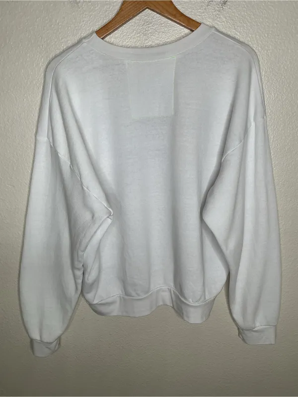 Aviator Nation logo crewneck sweatshirt white small - Image 7