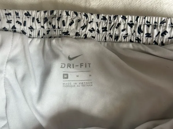 Black and white Nike Shorts Dri-Fit Women’s Running Lined - Image 3