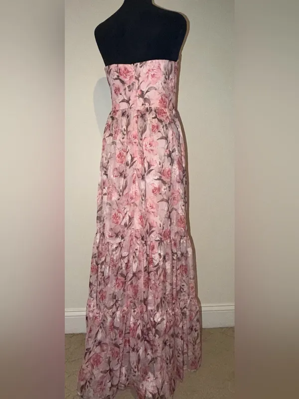 NWOT Lulus special moment pink flora dress - Image 5