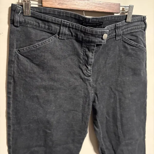 Authentic Balenciaga ankle-zip crop jeans skinny black- Size 44 (12) - Image 6