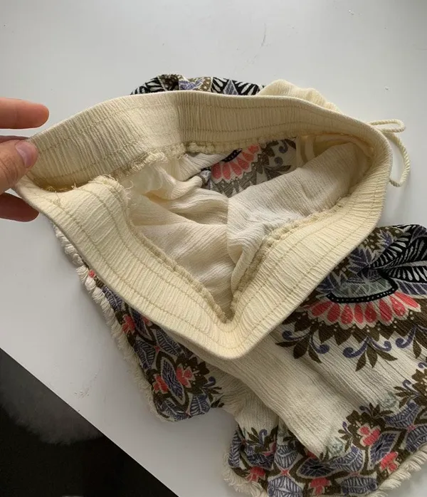 Patterned Flowey Shorts - Image 3