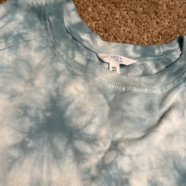 NWOT time and tru tie die sweatshirt size XXL (20) - Image 2