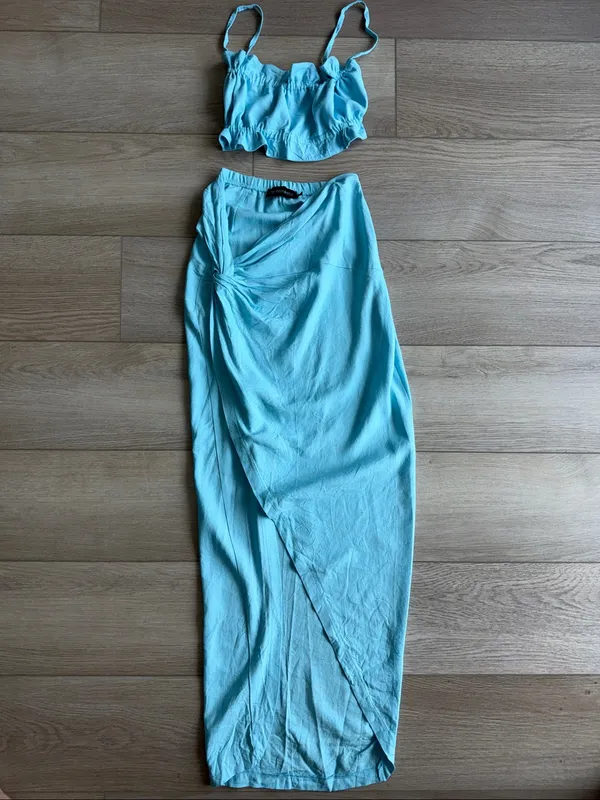 OW Collection x Revolve Set in Iris Blue - Image 3