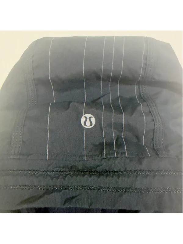 Lululemon Women’s 4 Black Half Zip Hooded Running Windbreaker Pullover Jacket - Image 3