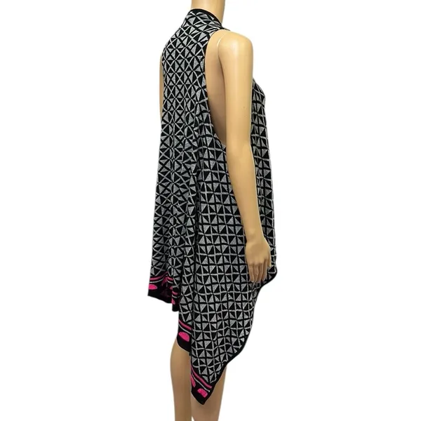 Im in Love with Derek Asymmetrical Knit Long Sleeveless Open Front Vest L to XL - Image 5