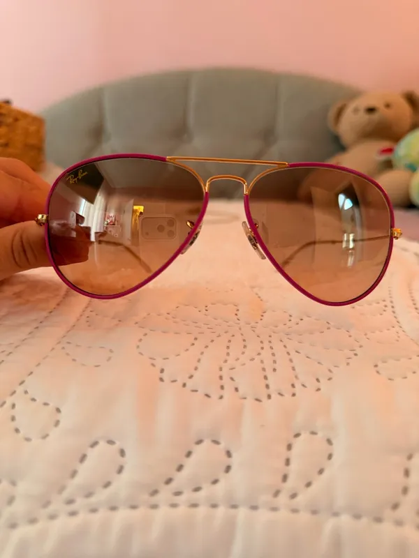 Ray-Ban Sunglasses Aviator Pink - Image 2