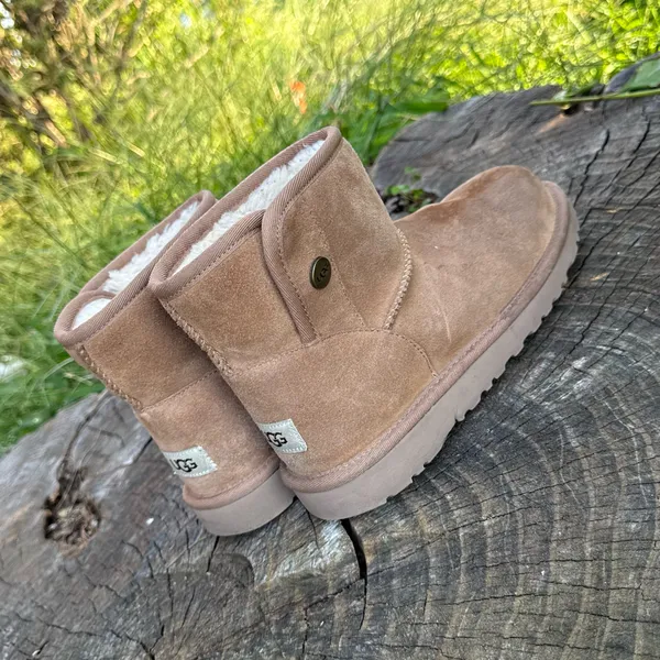 UGG Classic Mini Button Boots women size 5 - Image 4