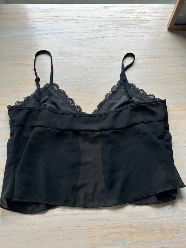 Black Open Front Top - Image 2