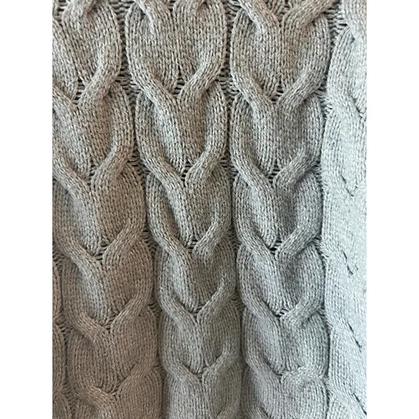 Lauren Conrad Green Long Sleeve Cable Knit Sweater Women Sz S - Image 4