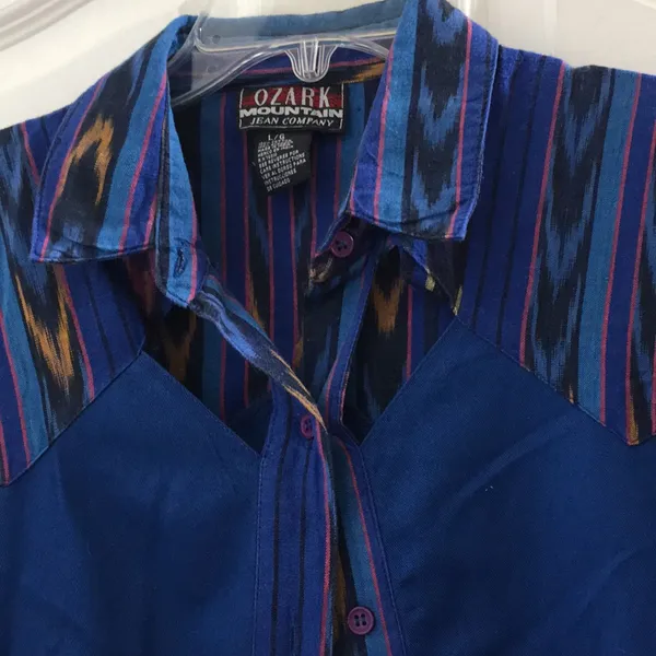 FINAL MARKDOWN Unique ladies ozark mountain blouse large - Image 5