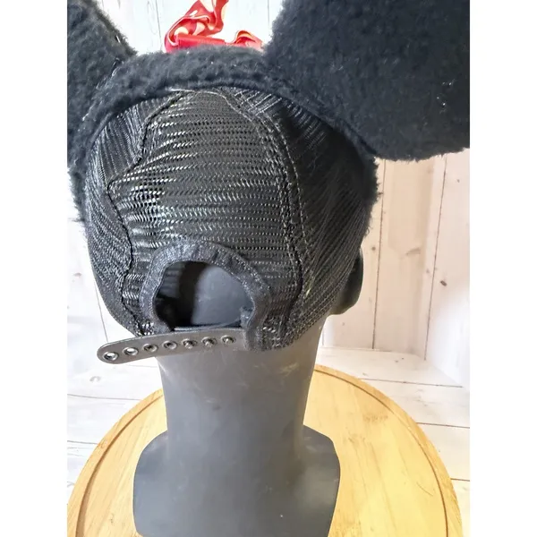 Vintage Disney Character Fashions Minnie Mouse Adult 3D Plastic Snapback Hat - Image 6