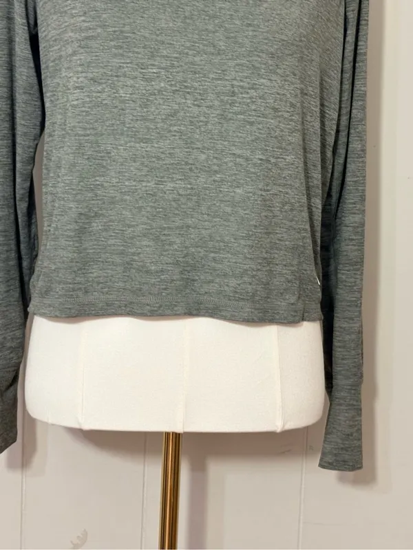 Vuori Crescent Half Zip Pullover Heather Gray Long Sleeve Size S - Image 3