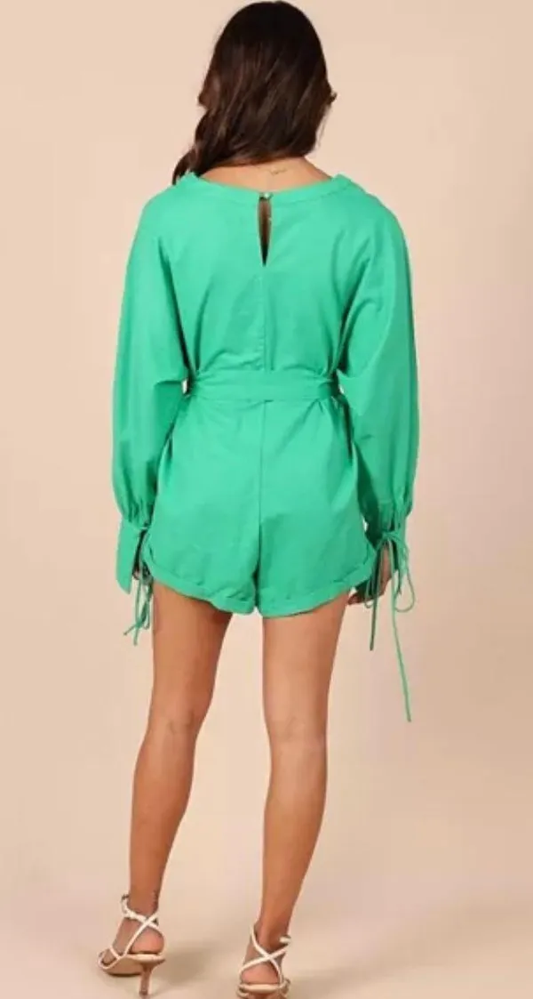 Petal & Pup Dooley Romper Green - Image 2