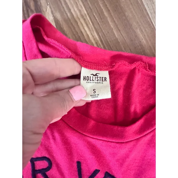 Venice Beach California Pink Hollister Tee T-Shirt - Image 4