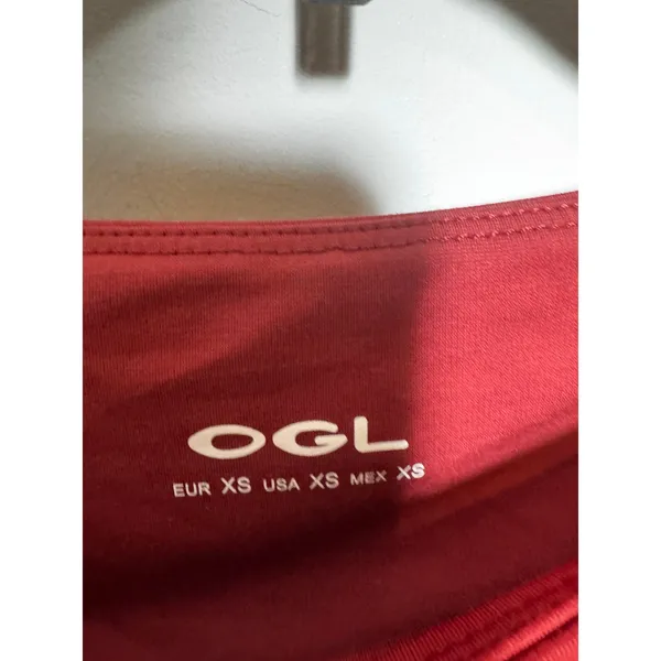 Brand New OGL Women's Size XS Red Sleeveless Midi Dress With Pockets - Image 5