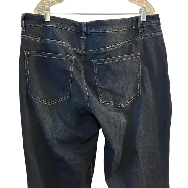 Lane Bryant Women's Plus Size 22 Blue Ankle Jeans Super Stretch‎ - Image 7