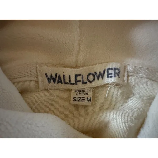 Wallflower Butter Turtleneck Fuzzy Sweater Women's Sz Medium - Image 4