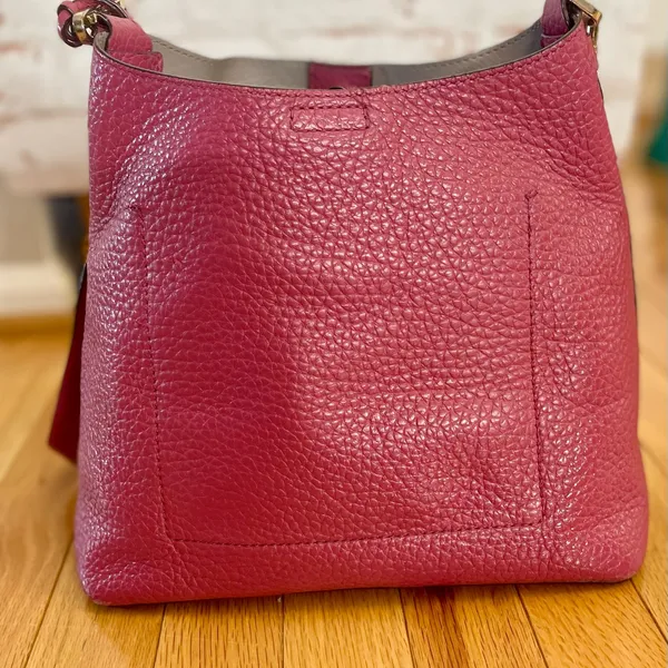 Kate Spade Raspberry Leather Shoulder Bag - Image 2