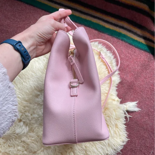 Like New Kate Spade Laurel Way Evangelie Rose Jade Saffiano leather satchel - Image 10