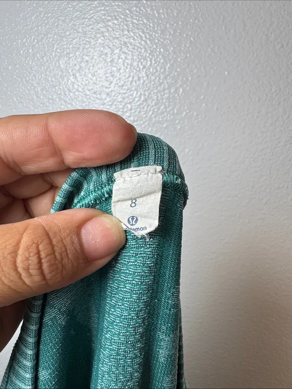 Lululemon Swiftly Tech short sleeve crew Heather Forage Teal size 8 - Image 6