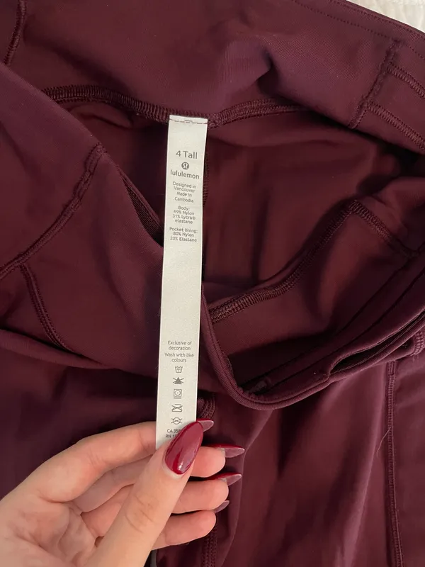 Lululemon Red Leggings - Image 3