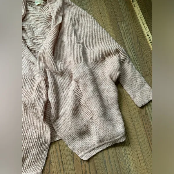 Sleeping in the snow pink cardigan small Anthropologie - Image 3