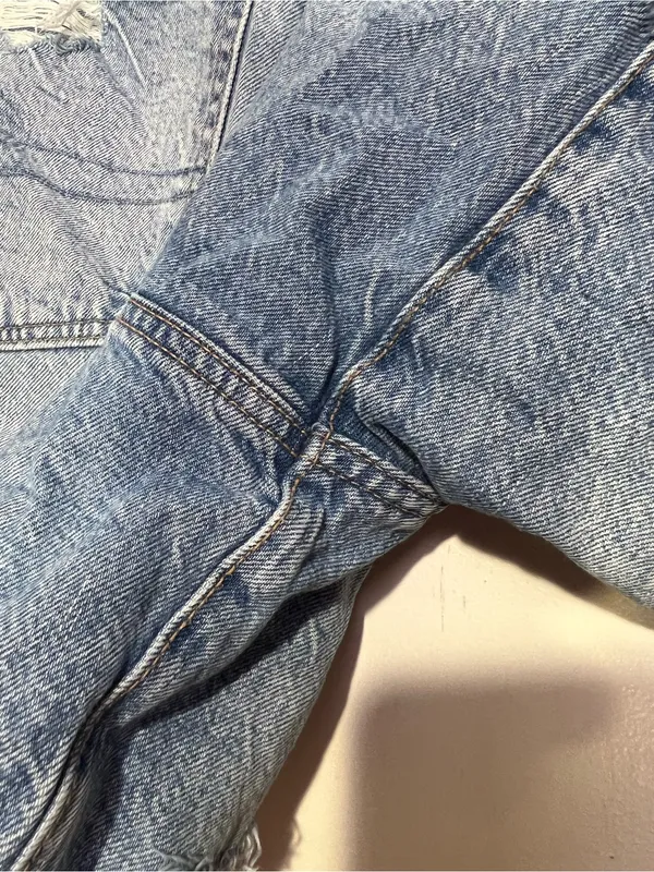 American Eagle Outfitters Light Blue baggy mom short size 12 - Image 10