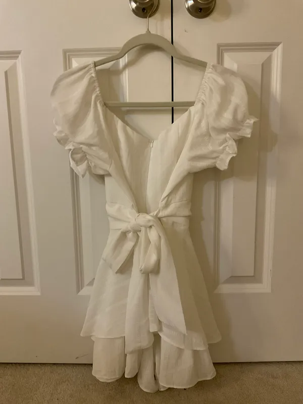 white mini dress Size M - Image 2