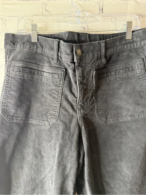 American Eagle Outfitters women’s Corduroy Wide-Leg Pants in Charcoal Gray 12 - Image 8