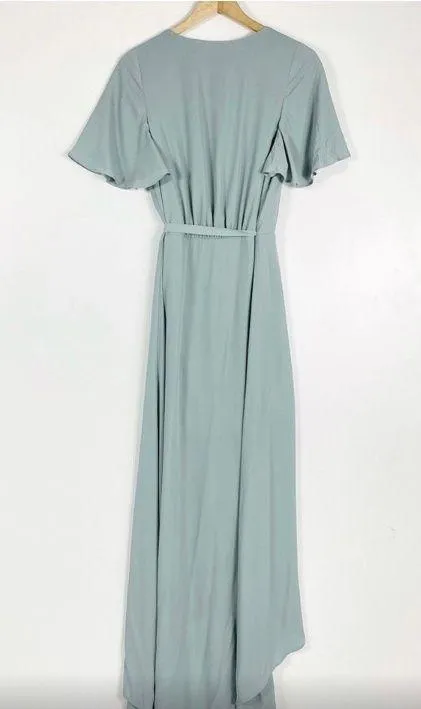 Show Me Your Mumu Sophia Silver Sage Wrap Maxi Dress - Image 2