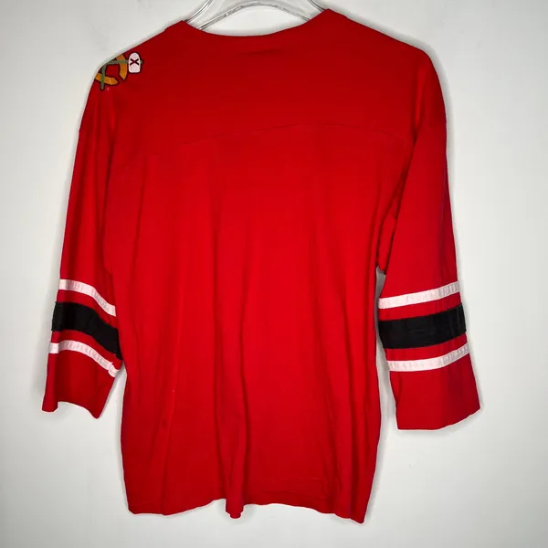 Chicago Blackhawks Vintage 90's T-Shirt Jersey Youth Large - Image 3