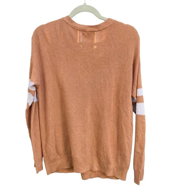 AMERICAN EAGLE TAN VARSITY SWEATER - Image 2