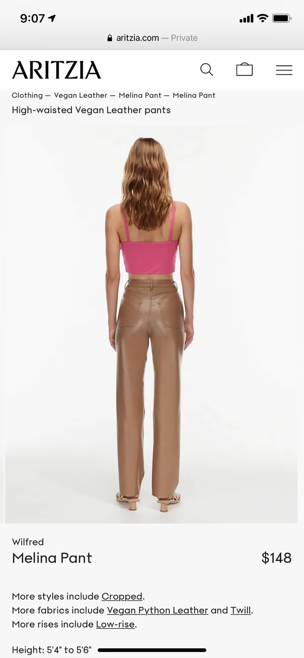 Melina Leather Pants - Image 2