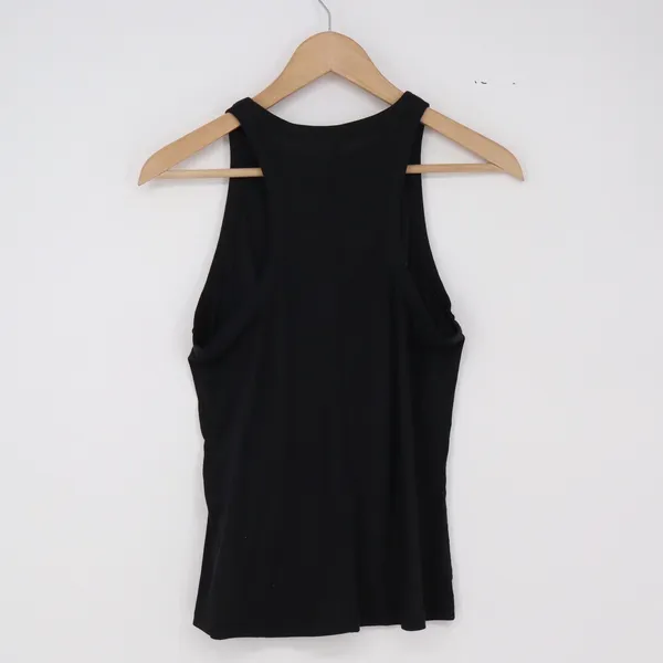 All in Motion Tank Top Womens L Racerback Black Ribbed Athletic Excellent - Image 3