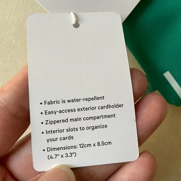Lululemon Clippable Card Pouch - Maldives Green/Mint Moment - Image 4