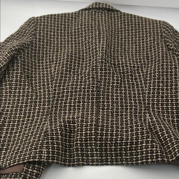 Jones New York Black and White Tweed Blazer - Image 12
