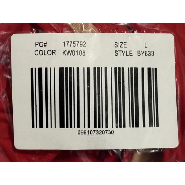NWT J. Crew DD Halter Tie-Back Bikini Top With Mesh BY633 Bright Cerise Red Sz L - Image 12