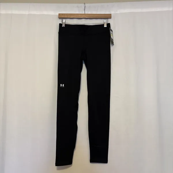 Under Armour Cold Gear Authentics Leggings Compression Full Length Black Size M - Image 2