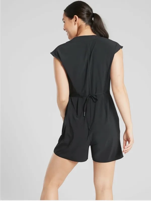 Athleta Marlow Romper in BLACK - Image 2
