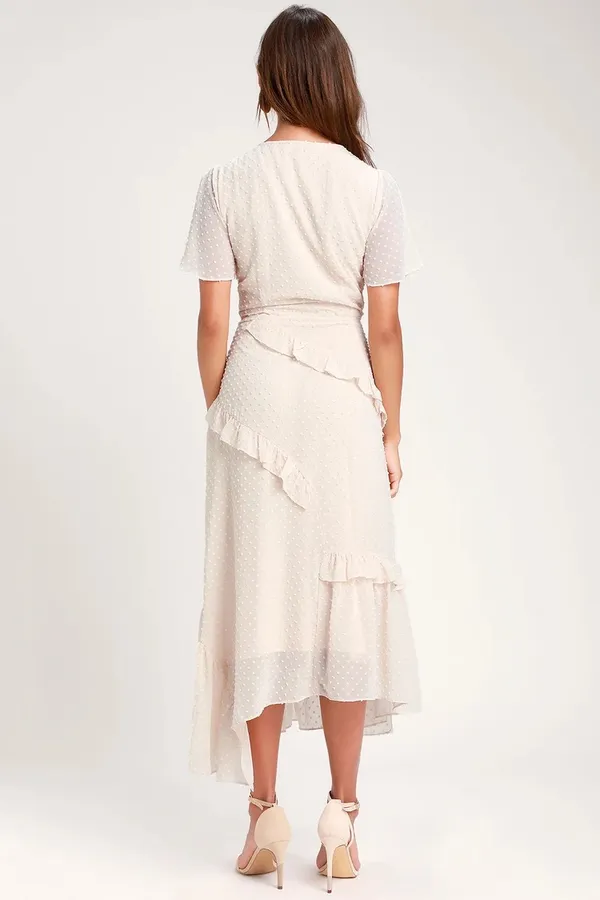 NWT Ruffled Midi Dress - Image 5