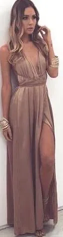 White Fox Akela Bronze Dress - Image 3