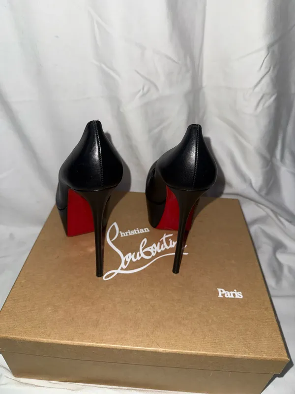 Christian Louboutin Dolly Alta Pump 160mm Leather Platform EU 38 - Image 2