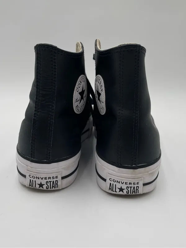 CONVERSE Chuck Taylor All Star Lift Platform Leather High-Top Women's 10 Shoes - Image 3