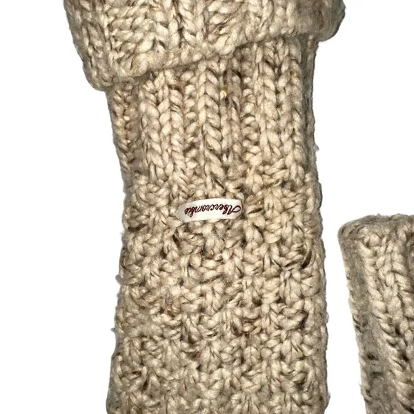 Abercrombie & Fitch Vintage Wool Blend Speckled Knit Hooded Sweater Y2K SMALL - Image 4