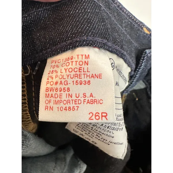 AG Adriano Goldschmied The Farrah 70s Bell Bottom Jeans Dark Wash 26R - Image 5