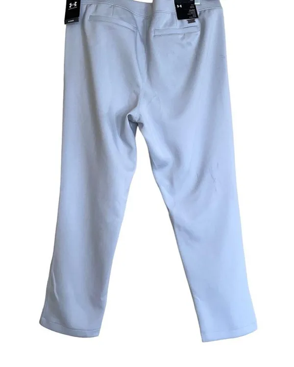 NWT UNDER ARMOUR Women's UA Links Pull-On Golf Pants in Halo Grey XXL - Image 9