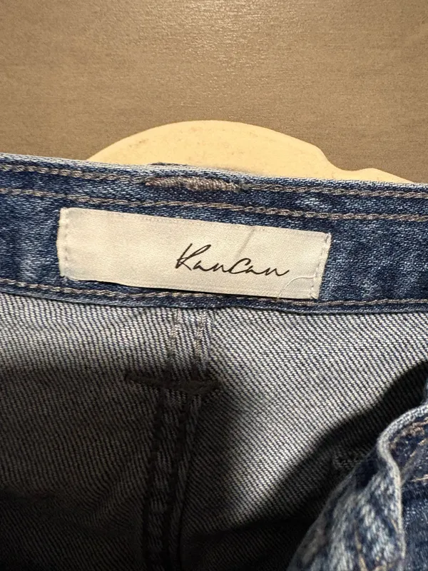 KanCan USA Avery Straight Leg Cargo Jeans Medium Wash - Image 6