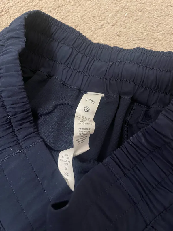 Navy Lululemon Hotty Hot Shorts 2.5" - Image 3