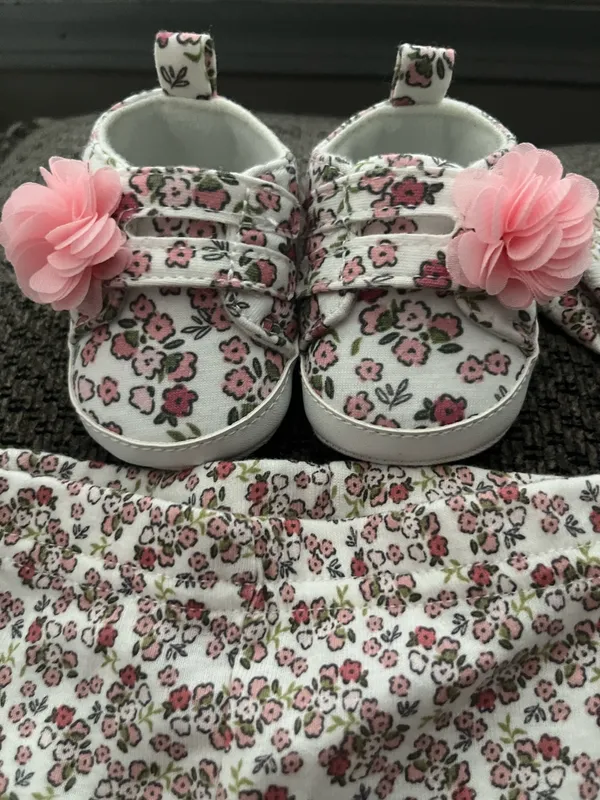 Flower onesie Pink Size newborn - Image 2
