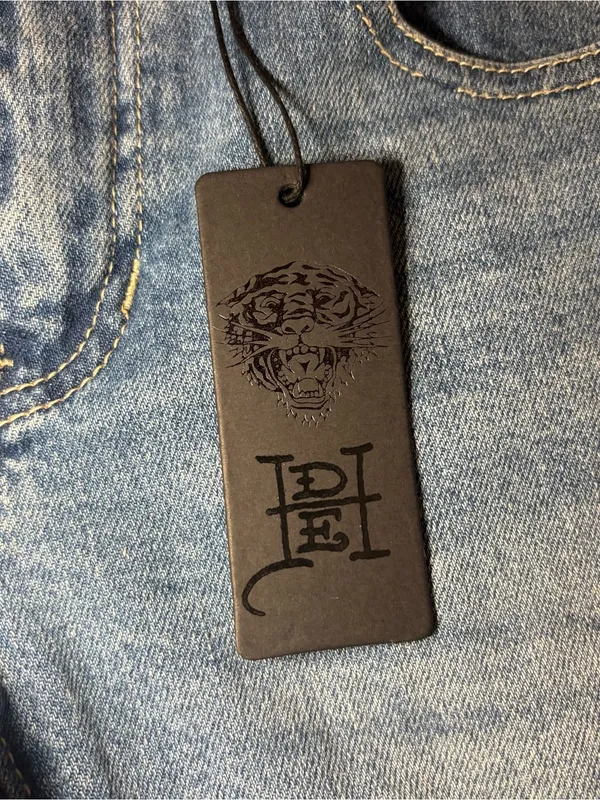 Ed Hardy Low Rise Bootcut Tattoo Jeans Size 26 NWT - Image 3